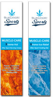 BlueCanoby-Sports Muscel-Care Relax Produkte für die Körpermuskeln